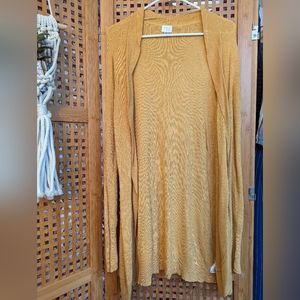 A New Day XXL Mustard Yellow Cardigan